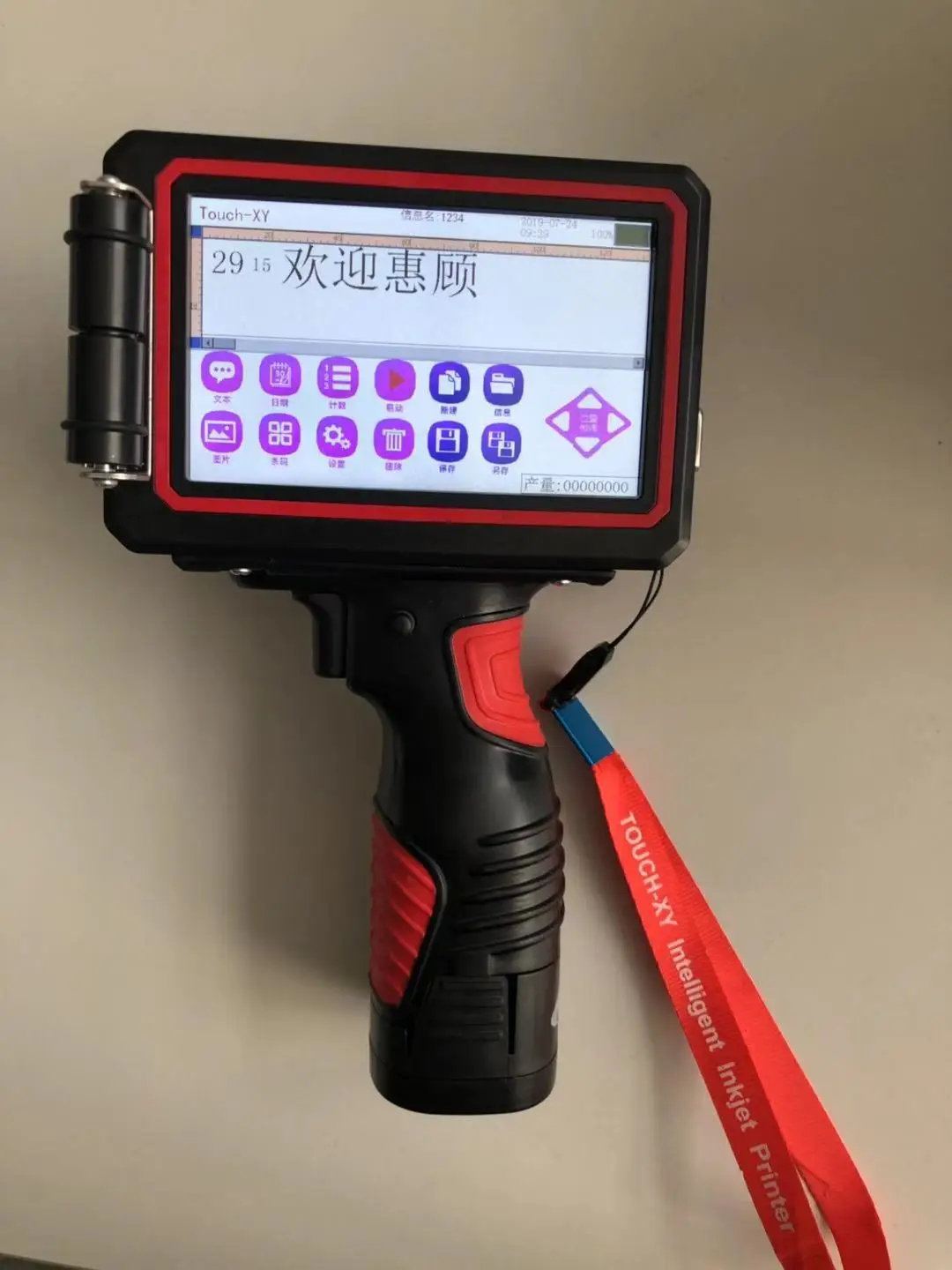 Mini Printer Ink-jet Printer QR Bar Code Digital Printing Machine on Paper, Carton, Glass, Steel, Stone Board