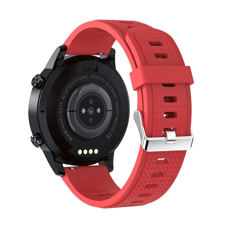 Round smartwatches L12 big full touch screen 1.54 inch bloodpressure  heart rate smart watch ip68 swimming ecg fitness tracker