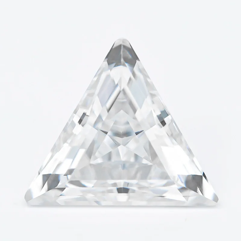 Lab Grown Triangle cut Rough Moissanite color DEF vvs custom jewelry diamond moissanite loose stones