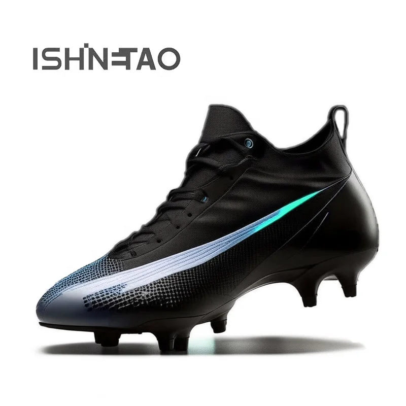 High Quality FG Spike Football Boot for Men Boys China Wholesale Sport Training Boot Indoor Summer Season TPU Insole Material