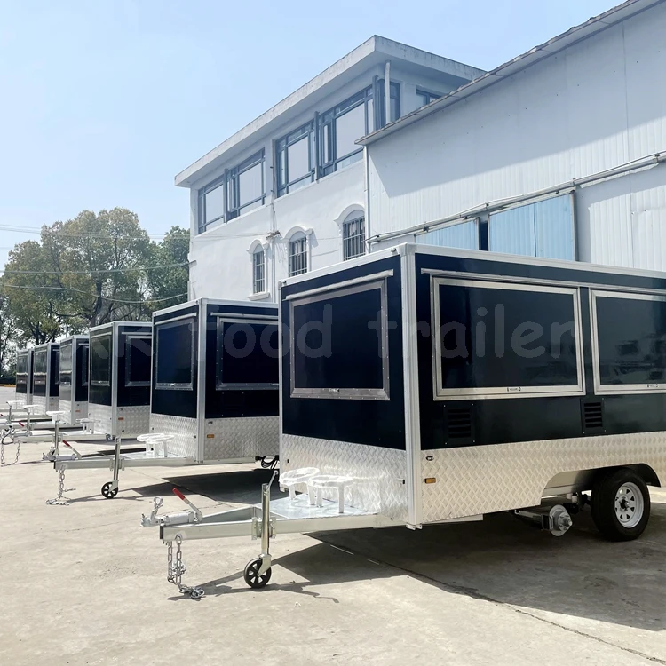 Outdoor Food Kiosk Solar Power Food Truck Fruit Processing Plant Other Hotel & Restaurant Supplies Mobile Food Truck with Engine