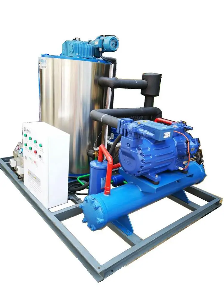 2021 TOP sale 5Ton Salt Water Industrial Ice Flake Maker Flake Ice Machine