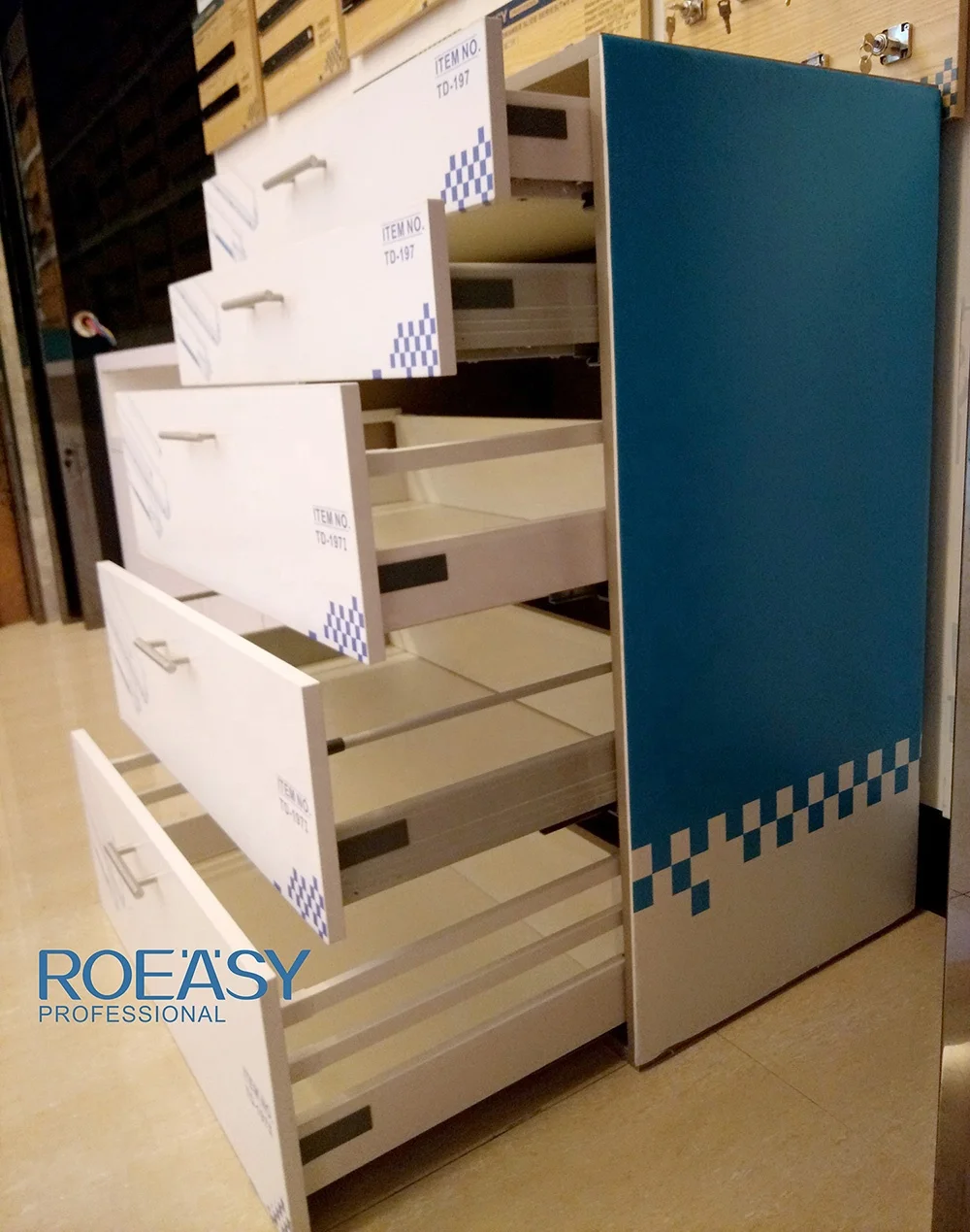 ROEASY Innotech тандемный ящик выдвижной 2D с регулировкой мягкий закрытый двойной