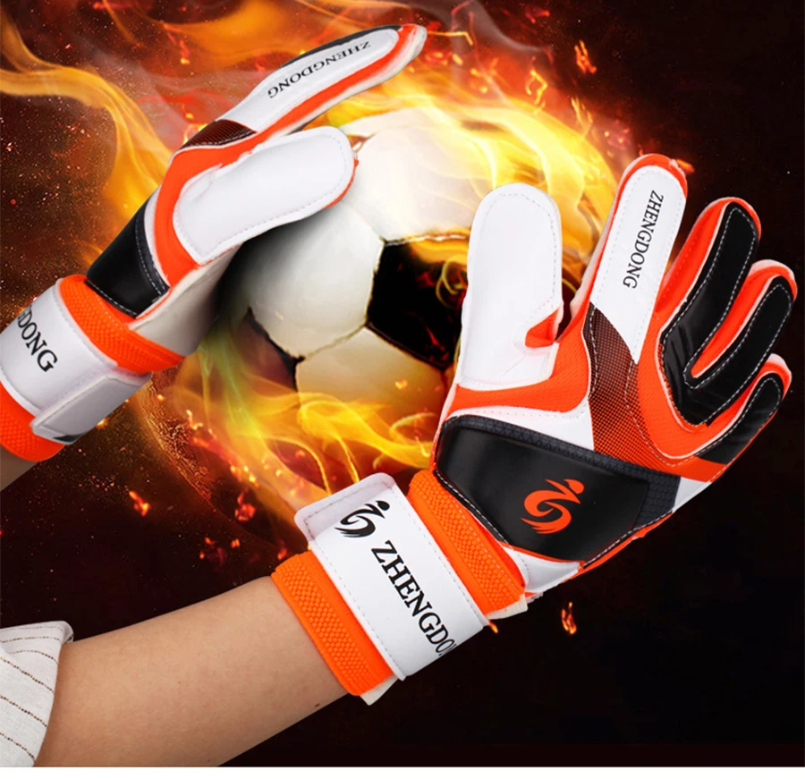 New Hot Sale Thicken Football Gloves Thickened For Non-Slip Youth Football Soccer Gloves