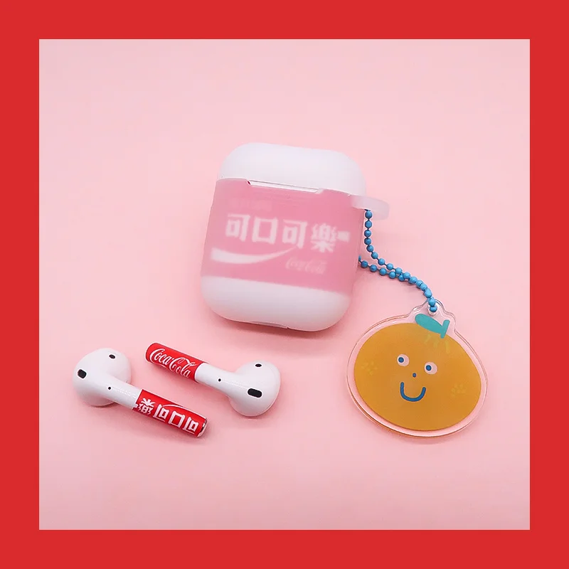 
2020 Custom Keychain Acrylic Anime Clear Transparent Airpods Case Clear Acrylic Charm Keychain Epoxy 