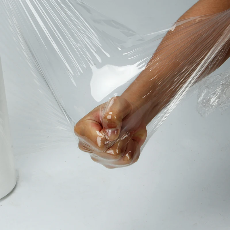 Colorful LLDPE Shrink Wrap Clear Plastic Stretch Film Roll Durable Polyethylene Packaging