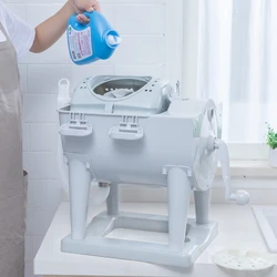 Mini Portable Hand Wash Clothes Manual Drying No Electric Washing Drying Machine