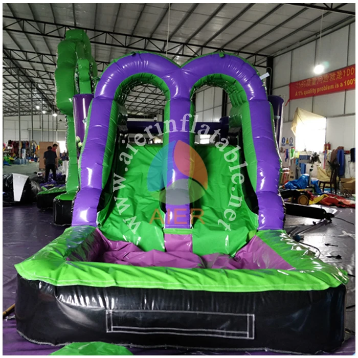 combo slide inflatable jumper bounce jumping bouncy castle inflatable bounce house with water slide