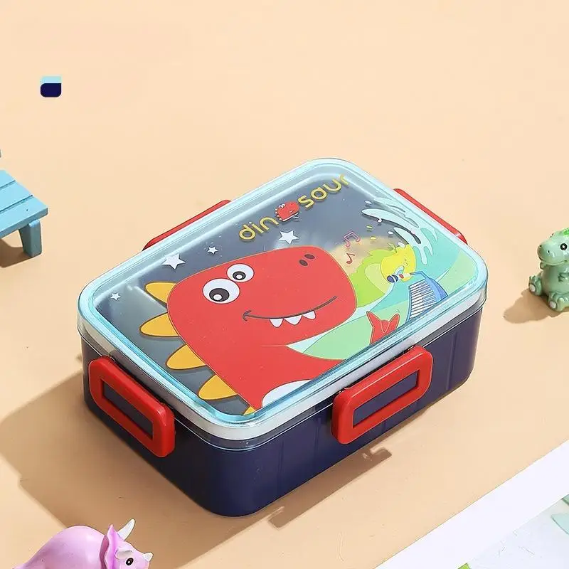 Food  Grade Plastic food bois for kids food storage School cartoon lunch boxes