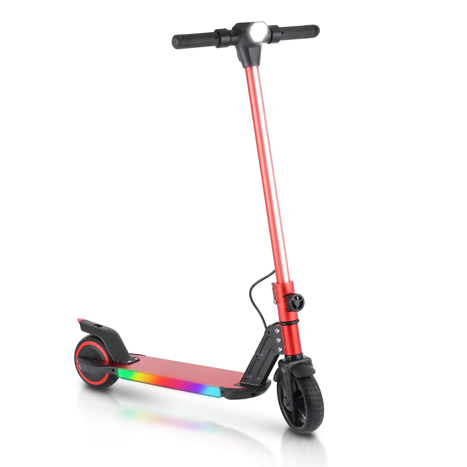 High Quality Foldable Escooter Rgb Light 150w Power Kids Mini Sturdy Electric Wheel Scooter