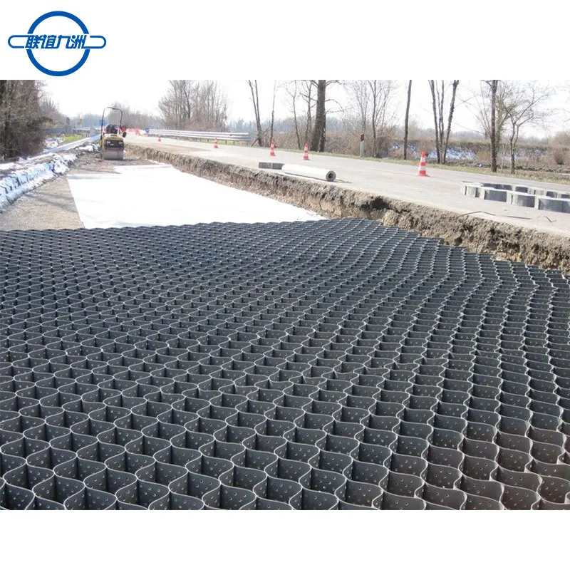 Hdpe geoceldas driveway geocell mat plastic gravel stabilizer
