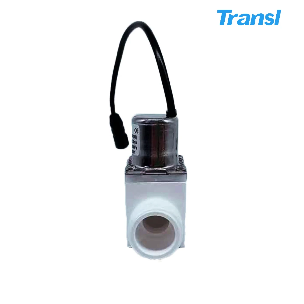 Transl mini plastic solenoid valve dc 12v 24v 36v pulse 3/4 inch 1/2 inch water solenoid valve for smart sanitary