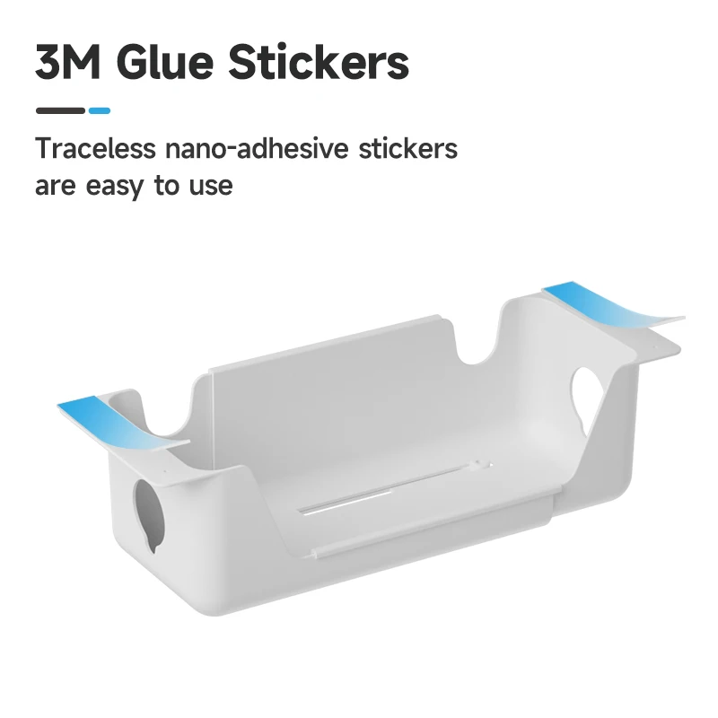 JOYE New Tray Cords Baskets Cord Holders Cable Storage Box Under Desk Cable Management Tray