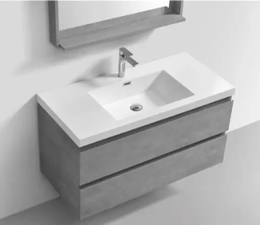Nanan Guanshu good quality china classic style good design showroom modern with mirror bathroom cabinet