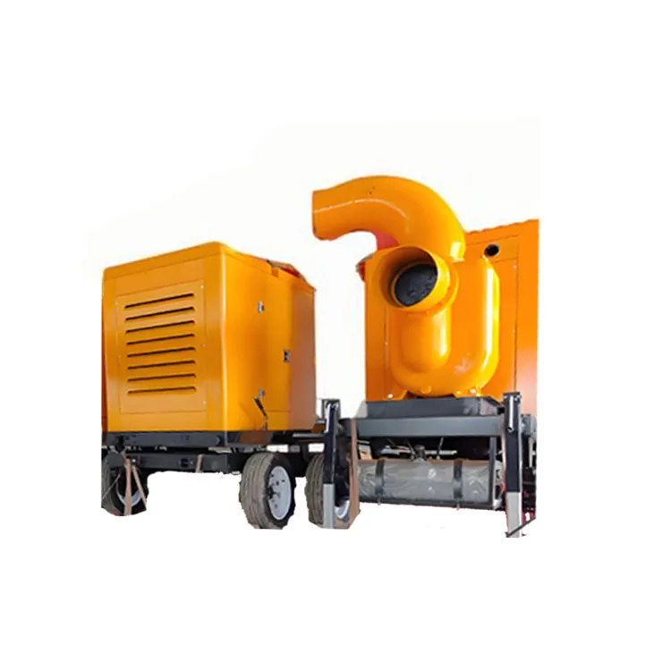Heavy Duty 25HP Diesel Self Priming Pump Machine with Trailer - Agricultural Drainage & Emergency Water Transfer