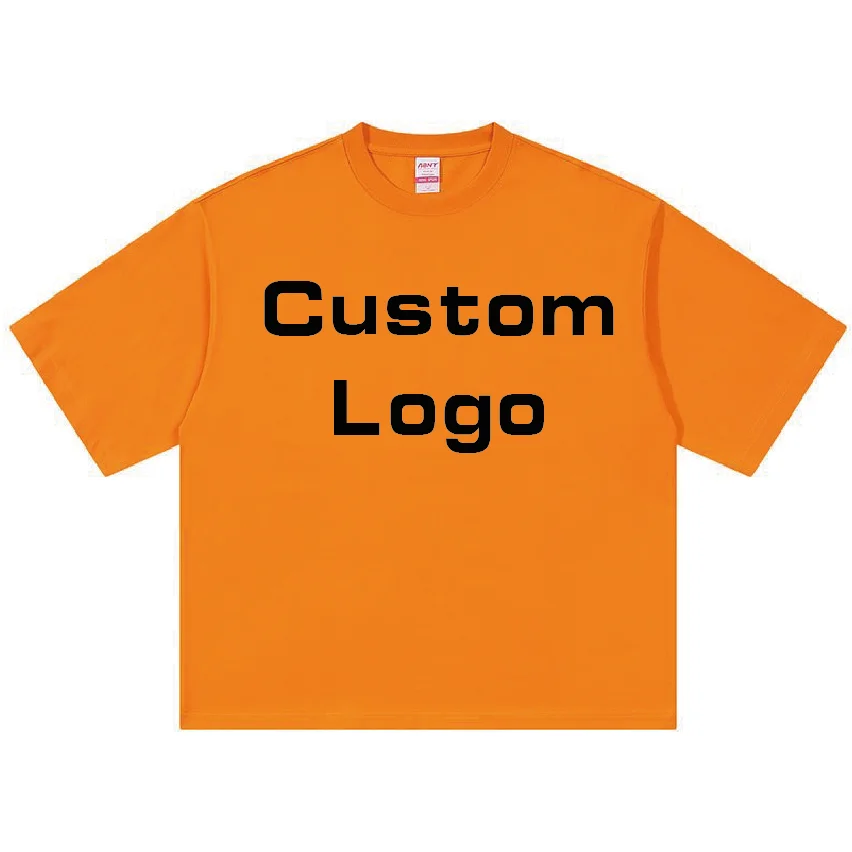 high Quality Custom Logo Heavy Weight boxy fit Tee Shirt 100% Cotton Men Tshirt 220GSM Cotton Oversized Blank T Shirts