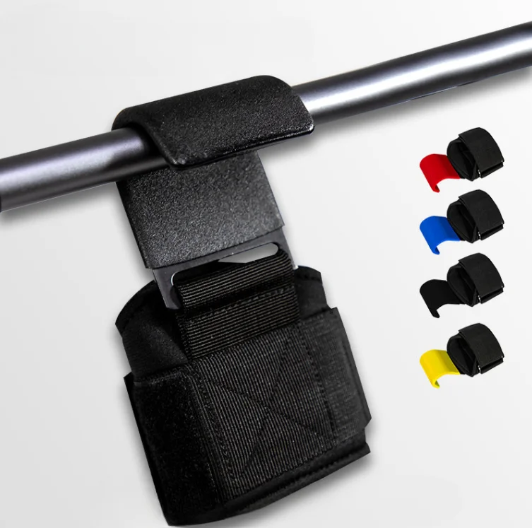 Weight Lifting Hooks Pull Up Grips Wrist Wraps Straps Weightlifting Grip Wrist Support For Gym Workout