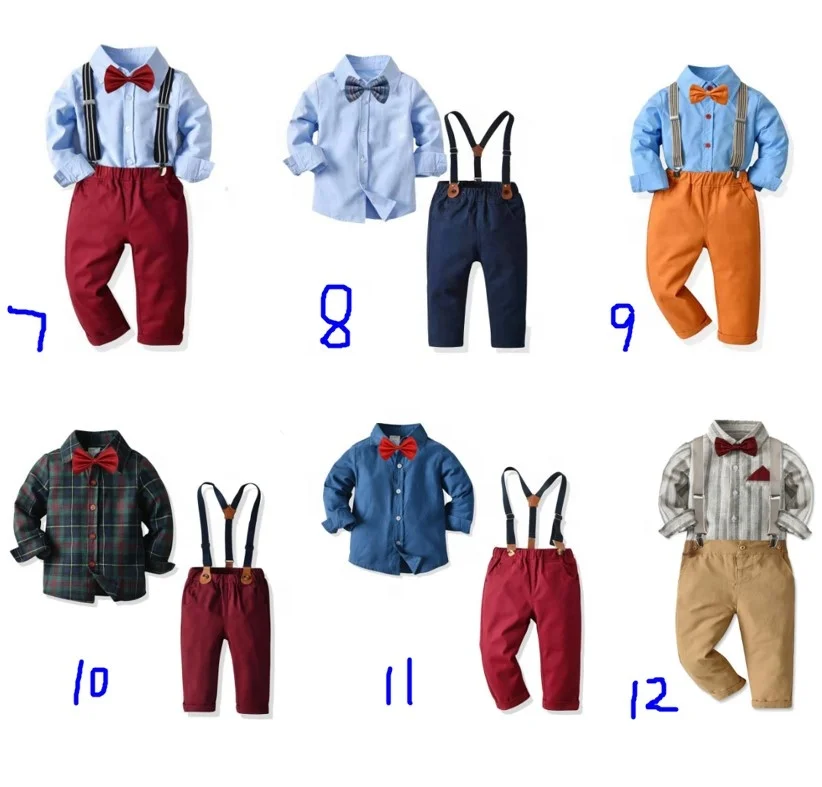Suits for Baby Boy Costume Cotton Boys Suits Single Breasted Kids Blazers Boys Suits Set Formal Wedding Wear Children Clothing