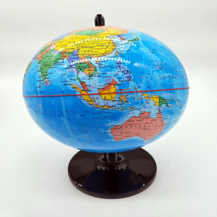 Оптовая продажа, Классические Декоративные настольные вращающиеся глобусы, Интерактивная карта мира для обучения, глобусы 14,2