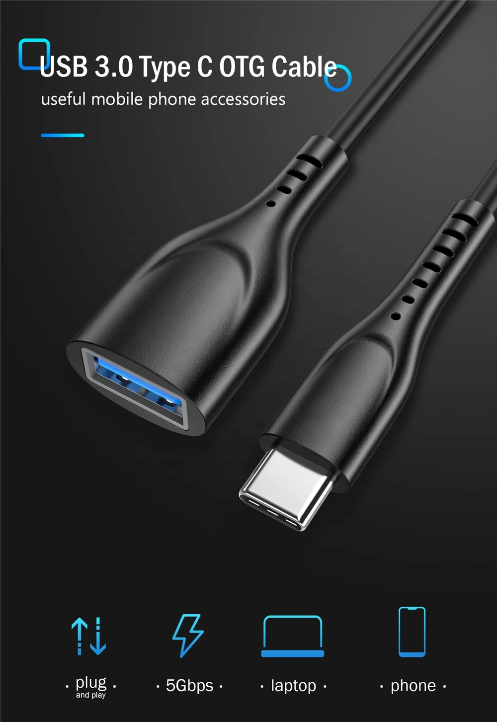  Usb кабель для быстрой зарядки 5 В/3 А Type C OTG Гб/10