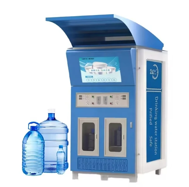 China Factory 800 GPD Pure Water Service Station For 24 Hours Maquina Expendedora Water Vending Machine