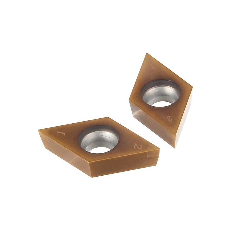 DCMT11302-2N CBN Carbide Inserts Cnc Lathe Turning Tools PCD Diamond Inserts For Metal Processing