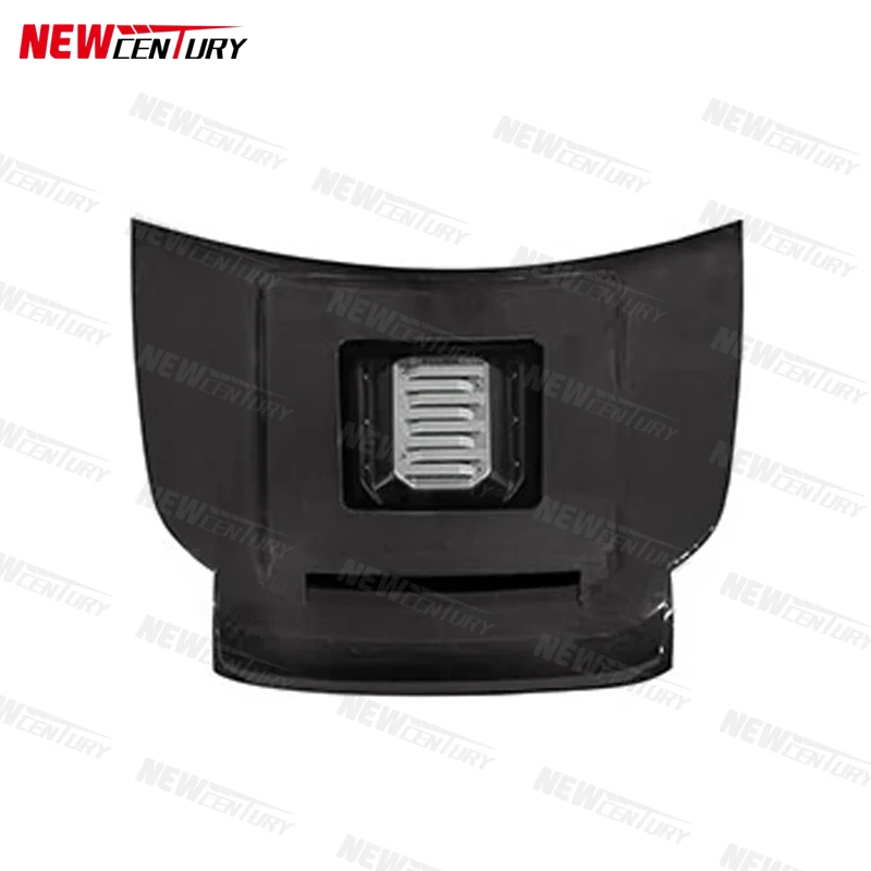 Carbon fiber material engine hood with transparent glass style for 2020-2023 Land Rover Defender