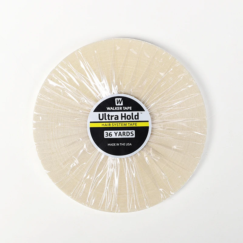 1.0 x 36yard Similar Walker tape Lace Front hair Extensions tape for white Roll in wig tape