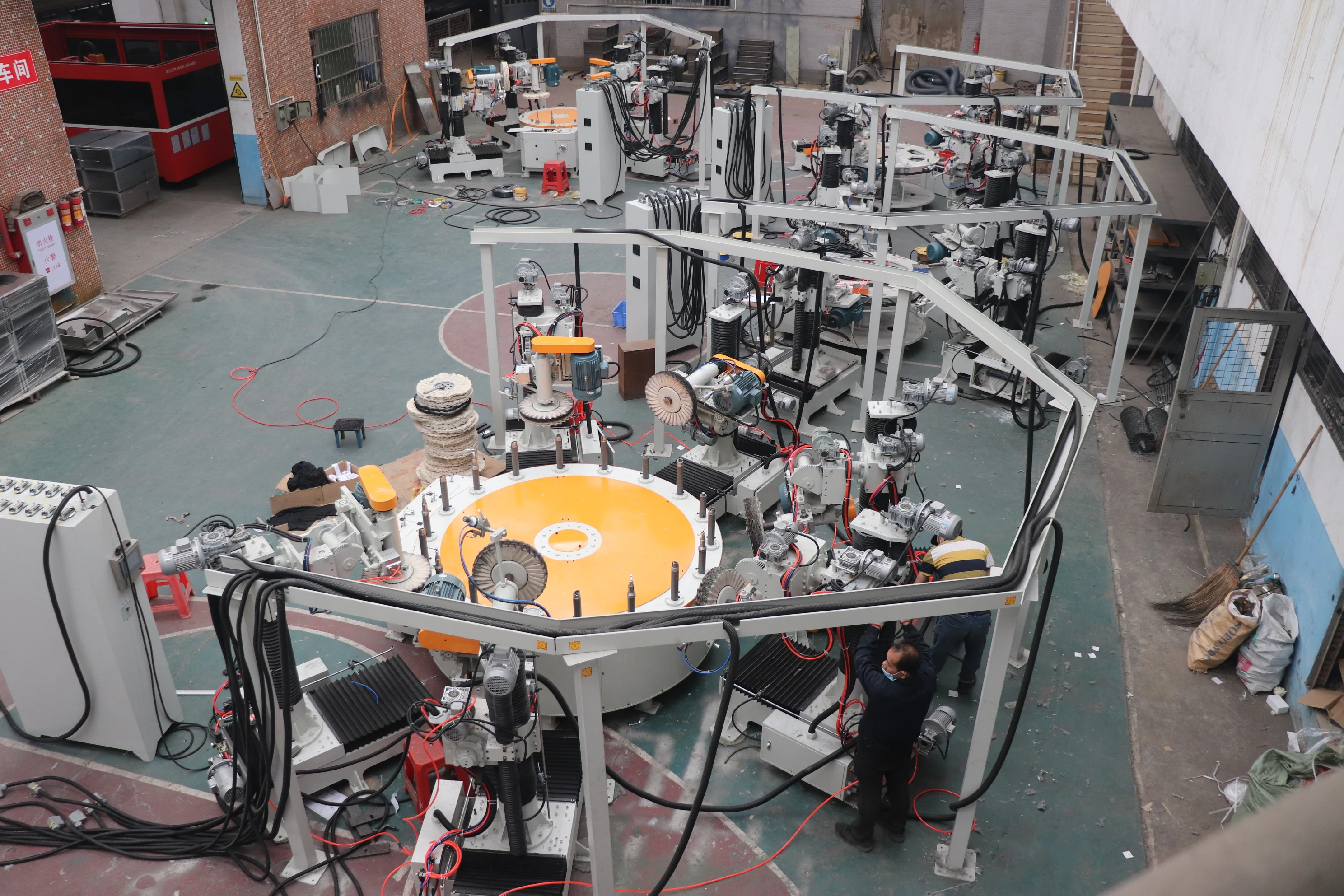 high productivity Car Ball head polishing machine for column and round cover