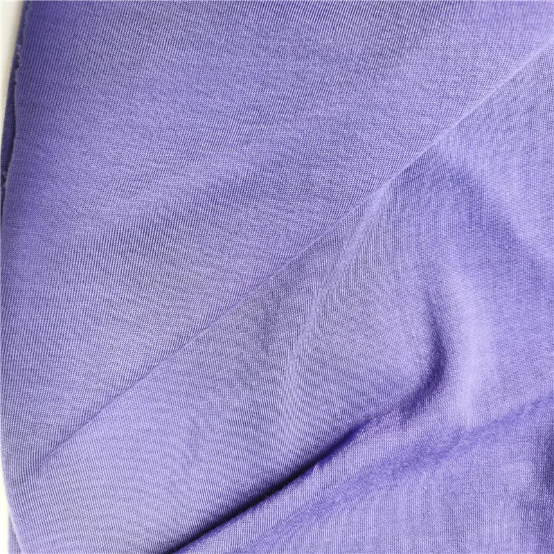 95% Bamboo Rayon Elastan Knitted Fabric Rayon Bamboo Lycra Jersey Knit Stretch Bamboo Fabric