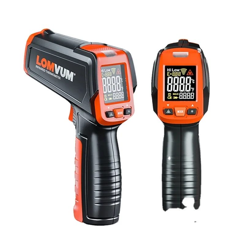 For industry use Digital Thermometer Non Contact Temperature Gun Laser Handheld Temp Gun Colorful LCD Display 50-580C Alarm