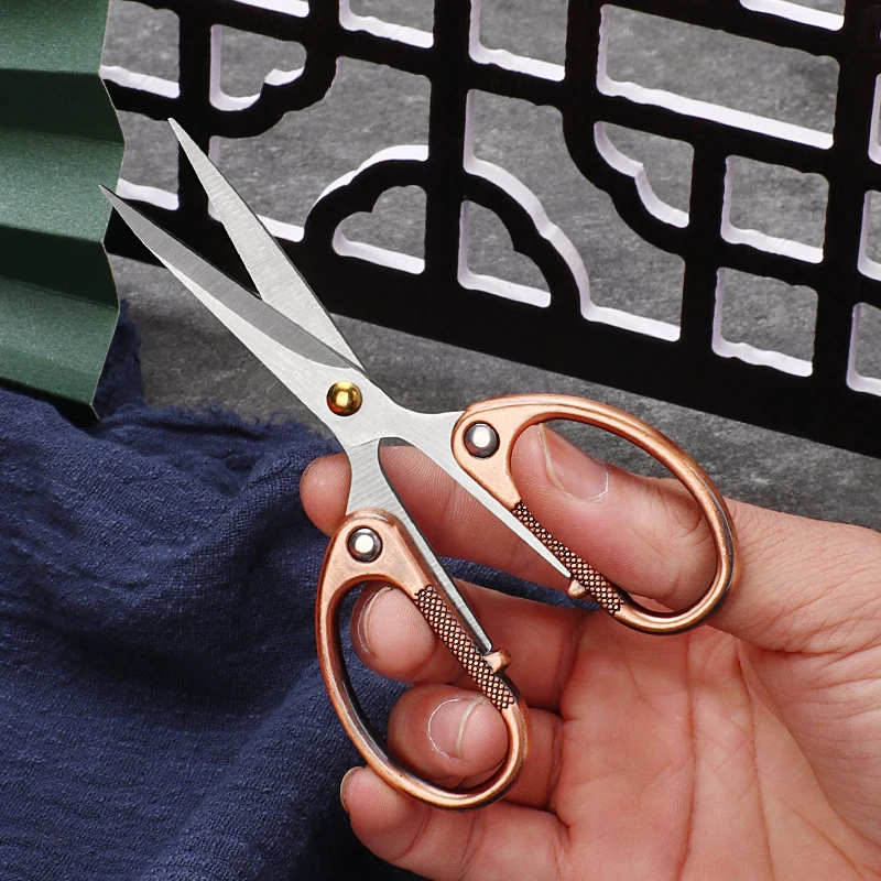 Customization Small foldable stainless steel  Curved scissorsStretch cutting tools Portable multi-purpose mini plane scissors