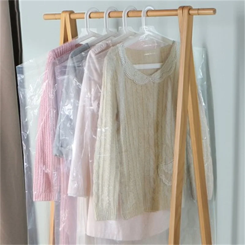 Plastic Customized LDPE Clear Transparent Laundry Dry Cleaning Garment Bag on Roll