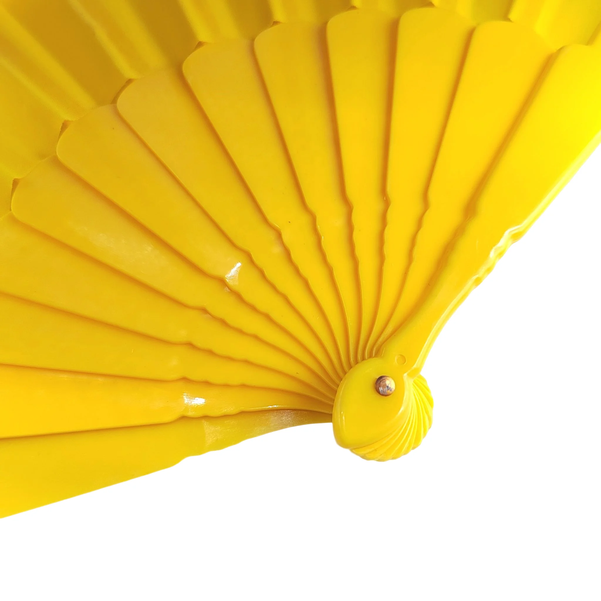 Multi Color Hand Fan Plastic Vintage Nylon Fabric Wholesale Plain Hand Folding Fan Chinese Dance Party fan Green