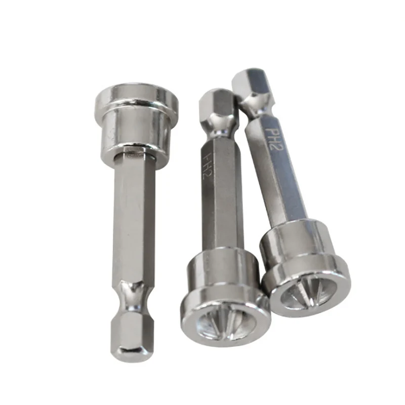 25mm 50mm Positioning Drywall Screw Setter PH2 Bits for Plasterboard Hex Shank