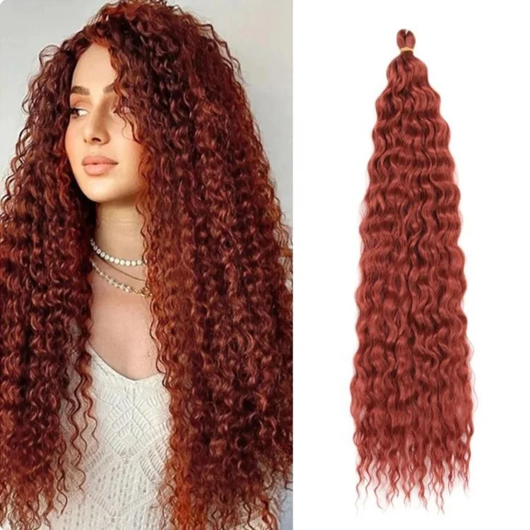 Synthetic Deep twist braids Hair Extensions Ariel Curl Hair Water Wave Twist Crochet Hair