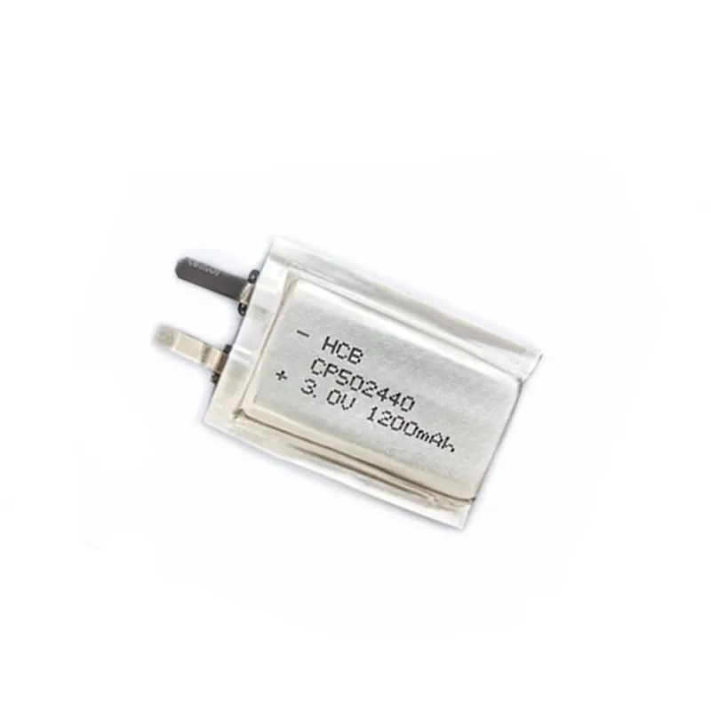 Высокое количество запасённой энергии на единицу веса (CP502440 3 0 V 1200 мА/ч ультра тонкий аккумулятор Li-MnO2 чехол сотового для скота управление детектор дыма