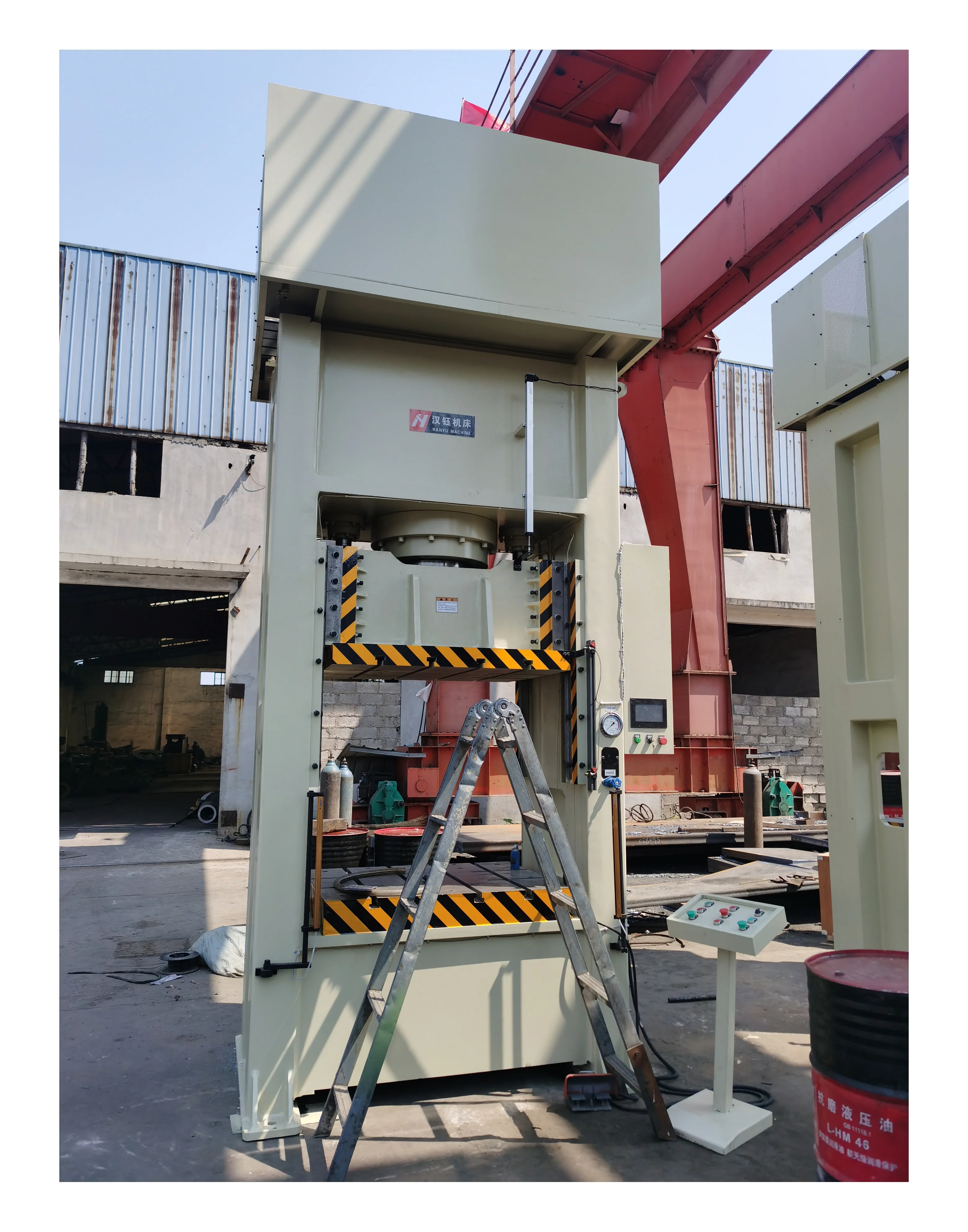 400 ton hydraulic press brake Punching Series Frame machine bigger worktable Eject cushion fast cylinder