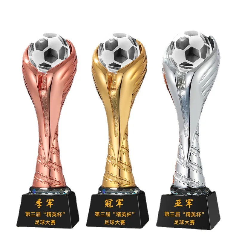 Высококачественные медали и награды из смолы, награды на Чемпионат по футболу Wo rld, награды ручной работы и ремесла, золотые ботинки с физической культурой