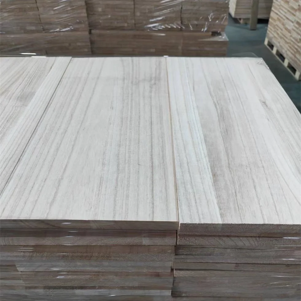 Wood coffin panel materials custom paulownia wood board paulownia wood price m3