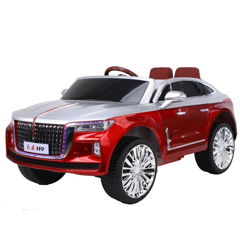 2021 China Red Flag licensed Hong Qi H9 12v four-wheel suspension kids ride on car electric with Licensed kids ride on car