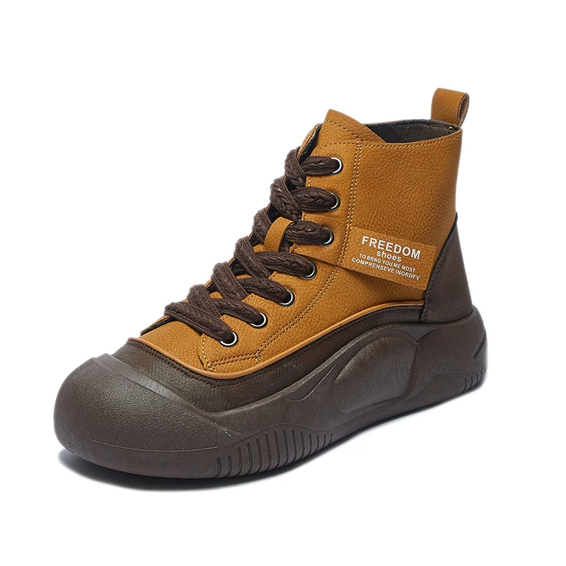 Small Tall Martin Boots Women's Winter Short Boots Thick Sole High Top Women's Shoes Anti Slip