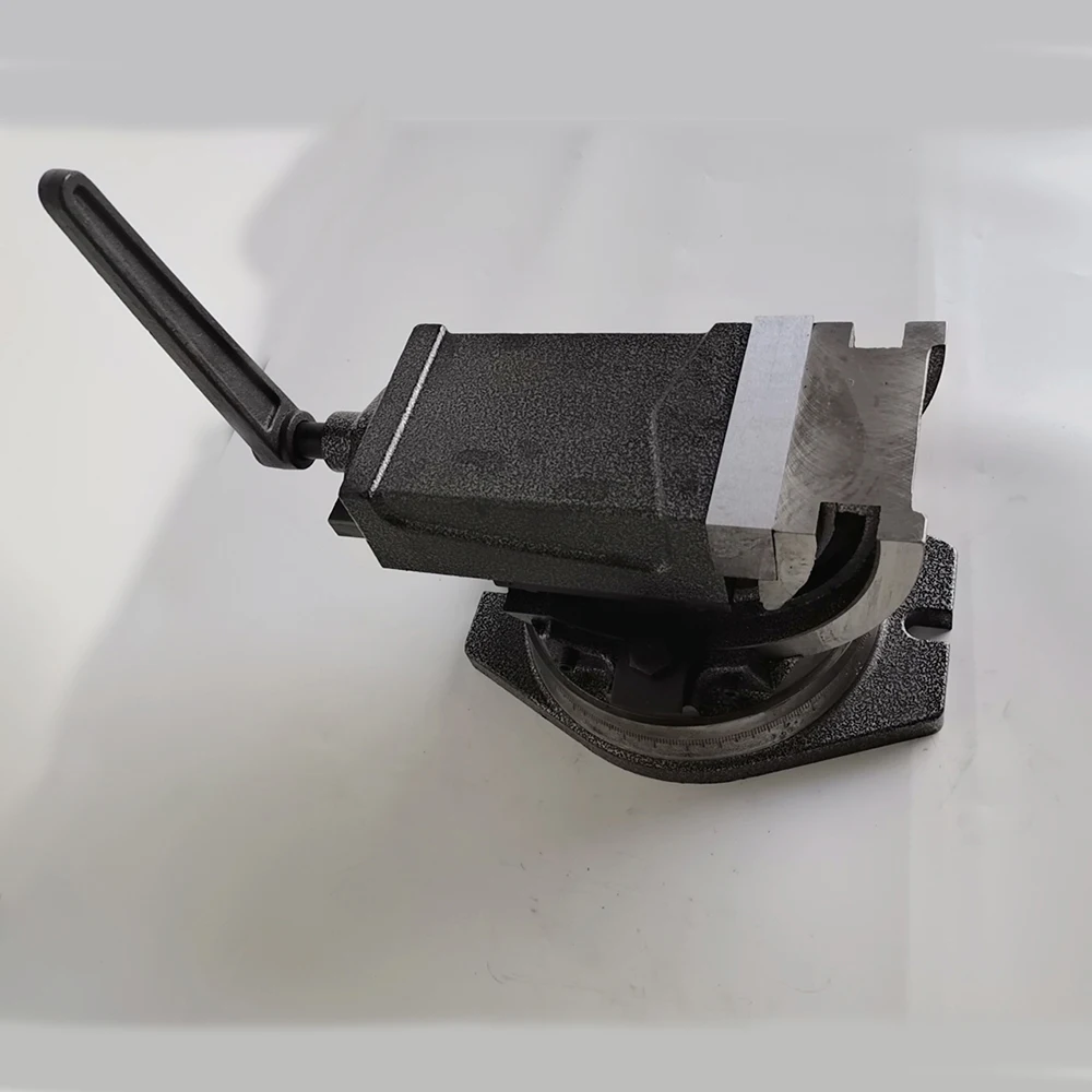 QHK125 Declinable Tilting Machine Vise CNC milling vice 5' two way angle vise tilting machine vise