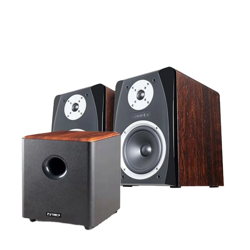 Thinkya Bookshelf Speaker HIFI Audio Fever Class Home Living Room Computer Speaker Set Floor Subwoofer