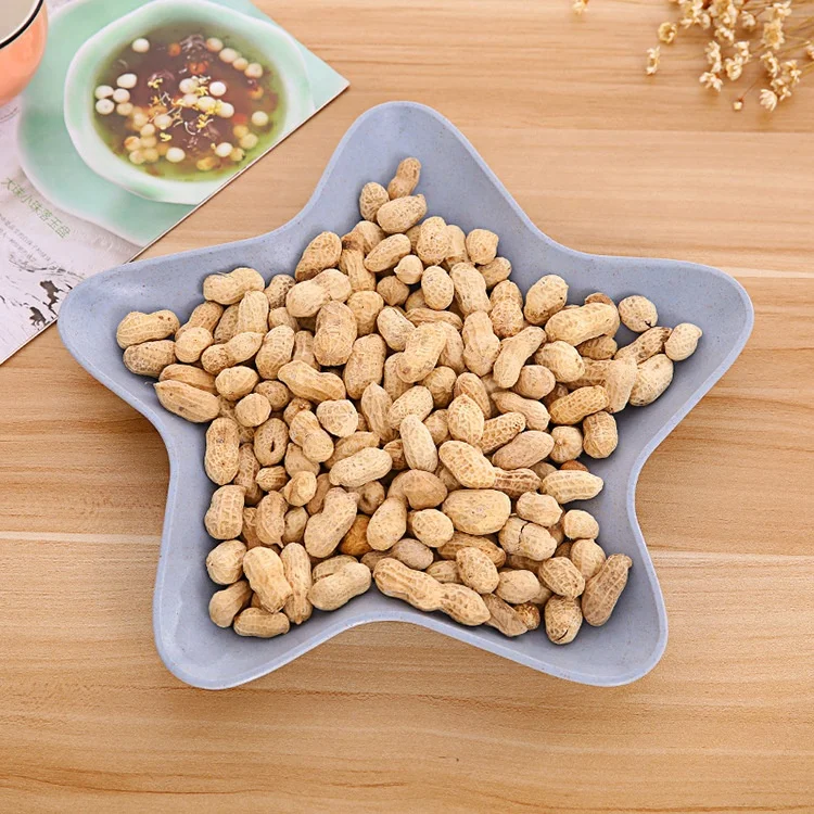 Customizable Fancy Eco Friendly Bio Degradable Wheat Straw Plastic Snack Plate