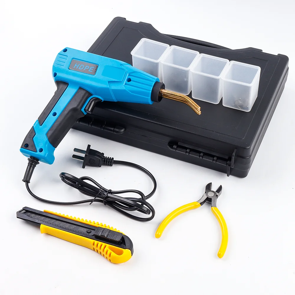 Automobile Bumper Repair Plastic Repair Crack Plug In Electric Plastic Welding Gun With Welding Nail Accessories Welding Tools.