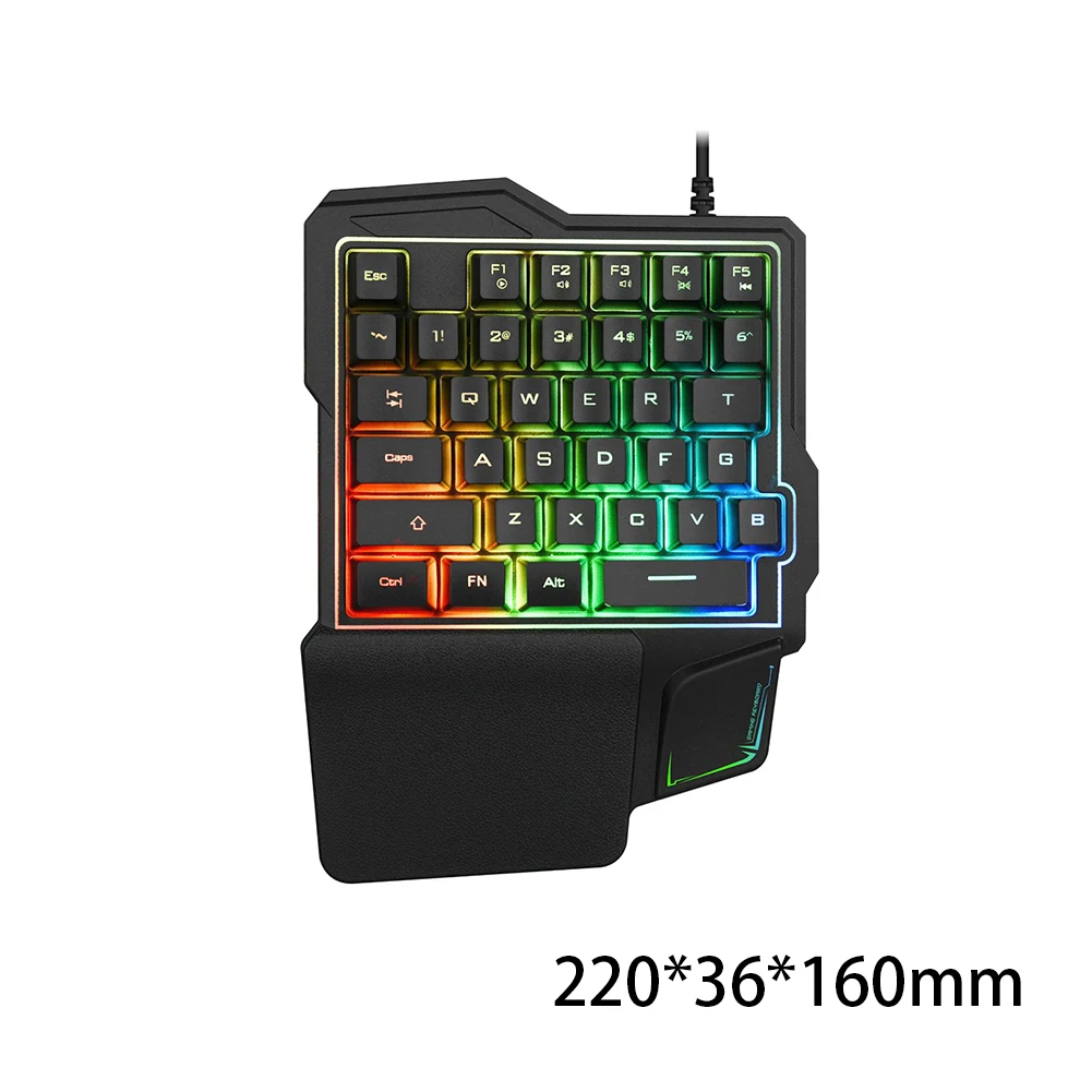 Ready to ship one hand keyboard for gaming computer