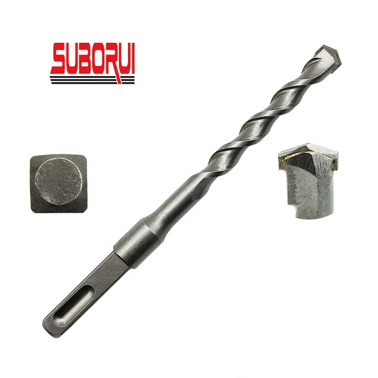 Carbide Tungsten Tipped SDS Plus Shank Hammer Masonry Drill Bit Set Size for Concrete Masonry Rock