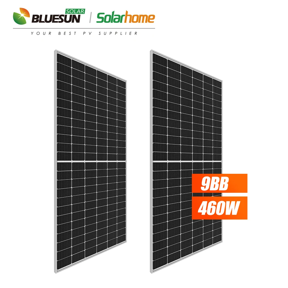 Bluesun высокоэффективные моно двойные стеклянные солнечные панели 450 Вт 455 460 с сертификатом CE TUV