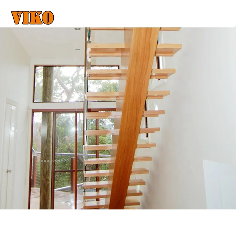 VIKO Fashional Metal Stairs Design And Mono Stringer Indoor Prefabricated Staircase